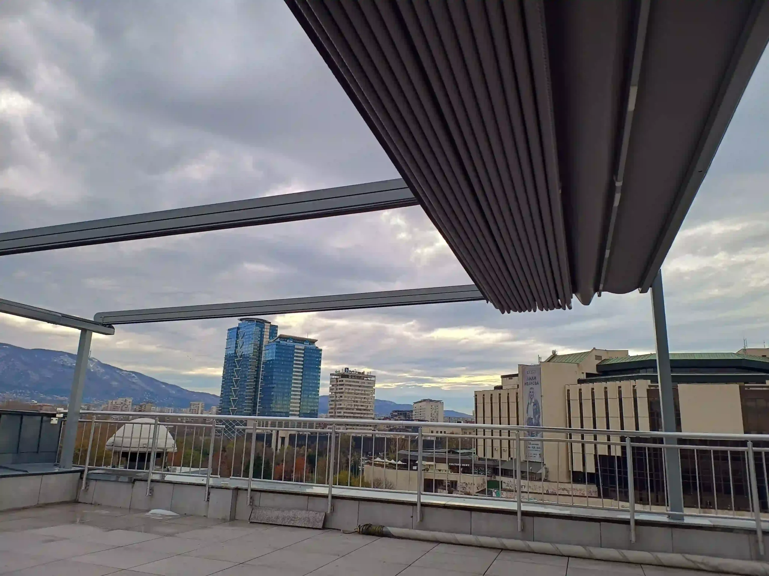 Flat пергола с LED осветление — РАПИД ЕООД, ул. Фритьоф Нансен, София