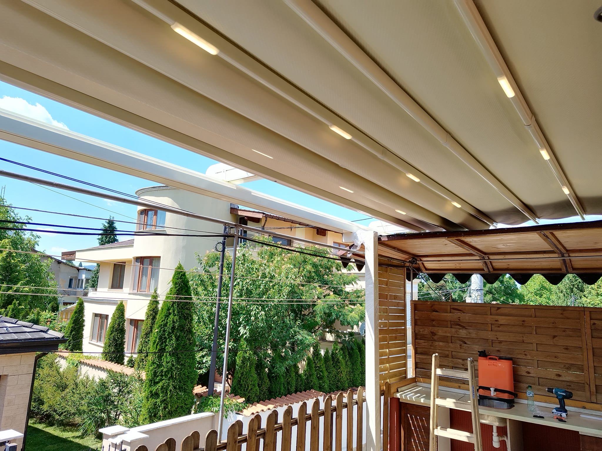 Пергола с LED — гр. Банкя