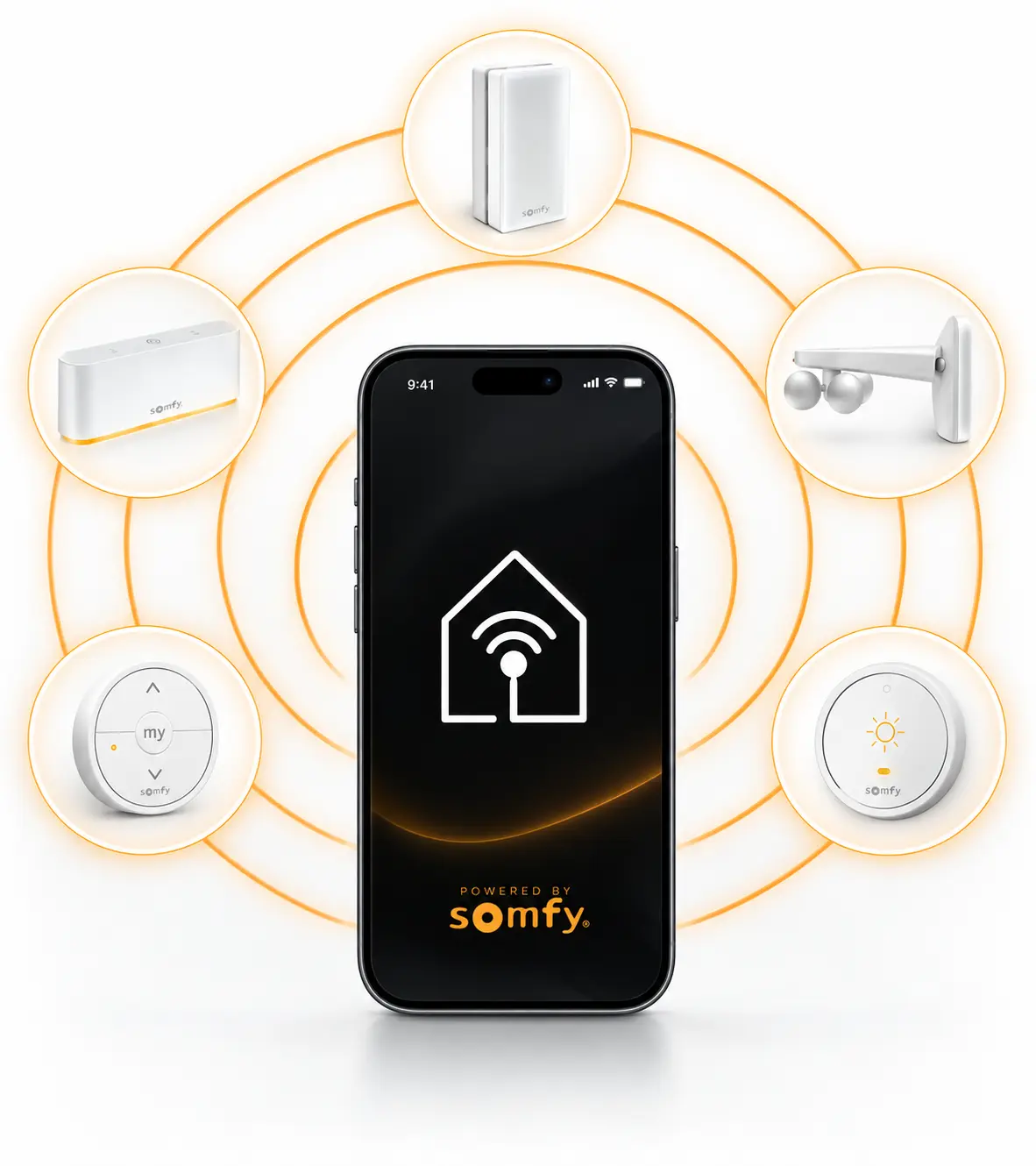 Somfy Smart Control — управление на класическа пергола през телефон с TaHoma switch